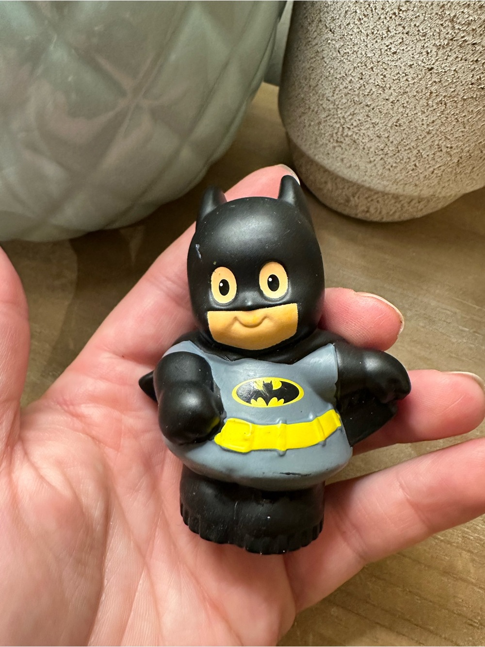 Fisher Price Little People Batman (Black) 2011 DC comics figurine